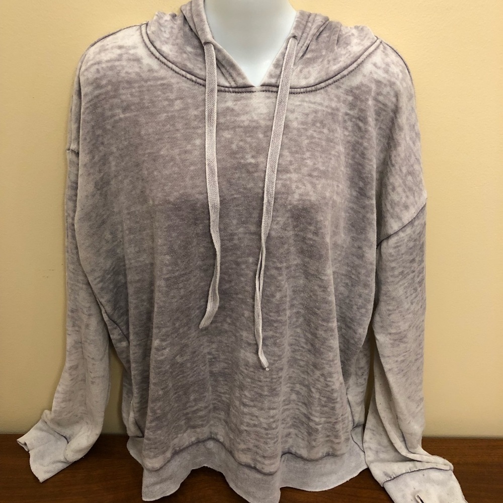 F21 Acid Wash Soft Hoodie